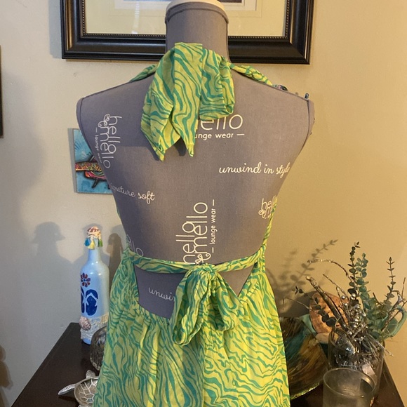 NWT Beautiful green halter dress size XL - Picture 5 of 7